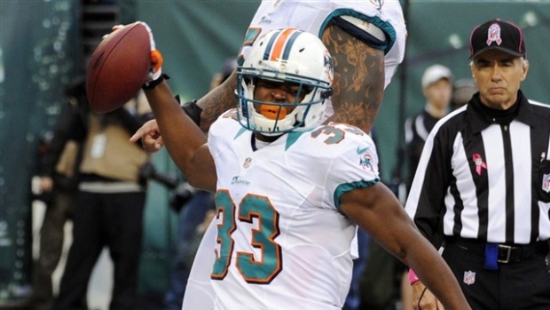 Daniel Thomas/Miami Dolphins, The Canadian Press Daniel Thomas/Miami Dolphins