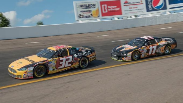 Alex Labbe and D.J. Kennington, NASCAR Pinty's Series Alex Labbe and D.J. Kennington