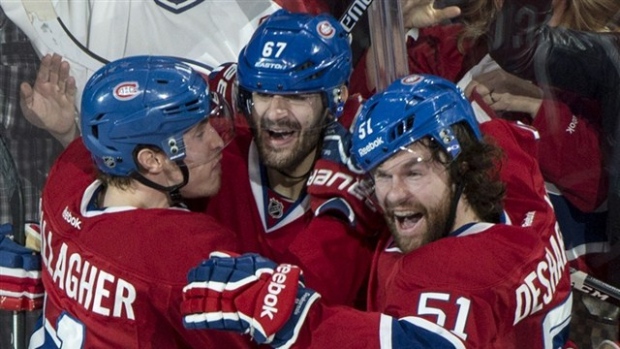 Montreal Canadiens celebrate