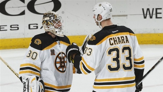 Chad Johnson Zdeno Chara, Joel Auerbach/Getty Images Chad Johnson Zdeno Chara