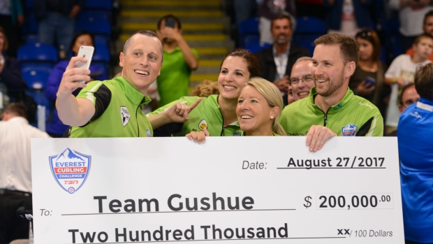 Team Gushue wins Everest Curling Challenge