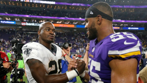 Adrian Peterson, The Canadian Press Adrian Peterson