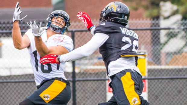 Tiger-Cats practice, CFL.ca Tiger-Cats practice