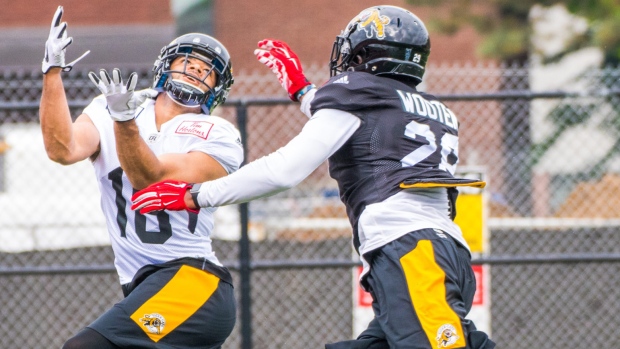 Tiger-Cats practice