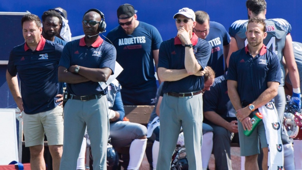 Montreal Alouettes coaching staff, The Canadian Press Montreal Alouettes coaching staff