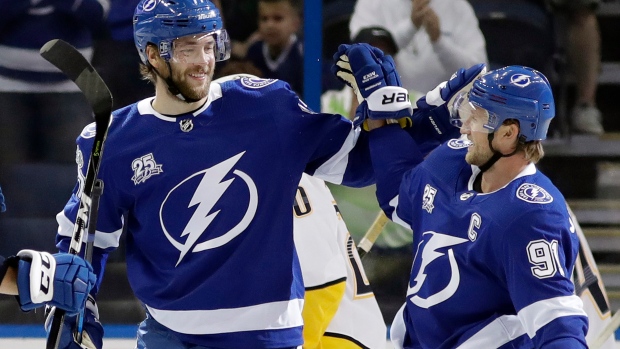 Victor Hedman and Steven Stamkos, The Canadian Press Victor Hedman and Steven Stamkos