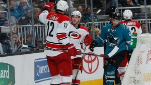 Eric Staal Hurricanes celebrate