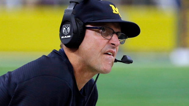 Jim Harbaugh , The Canadian Press Jim Harbaugh