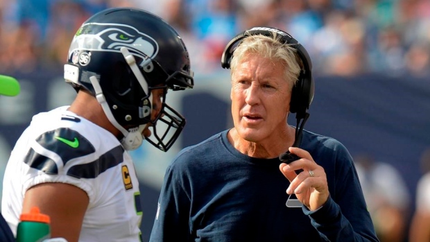 Pete Carroll & Russell Wilson, The Canadian Press Pete Carroll & Russell Wilson