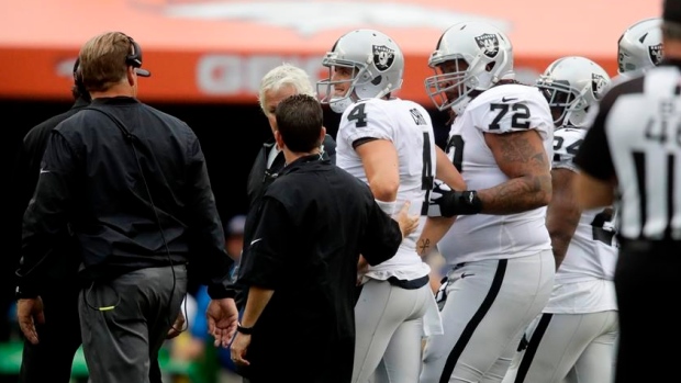 Derek Carr, The Canadian Press Derek Carr