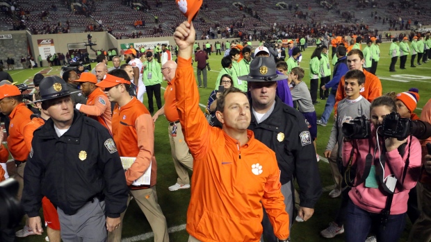 Dabo Swinney, The Canadian Press Dabo Swinney