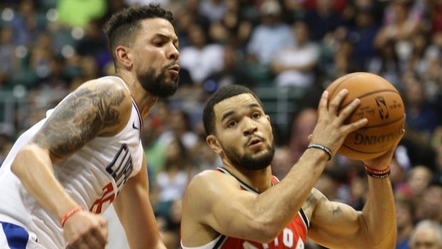 Austin Rivers and Fred VanVleet 