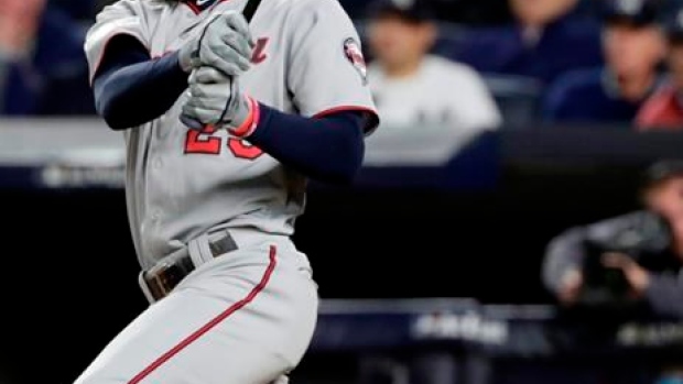 Twins remove Buxton from wild-card game with back tightness Article Image 0, The Canadian Press Twins remove Buxton from wild-card game with back tightness Article Image 0