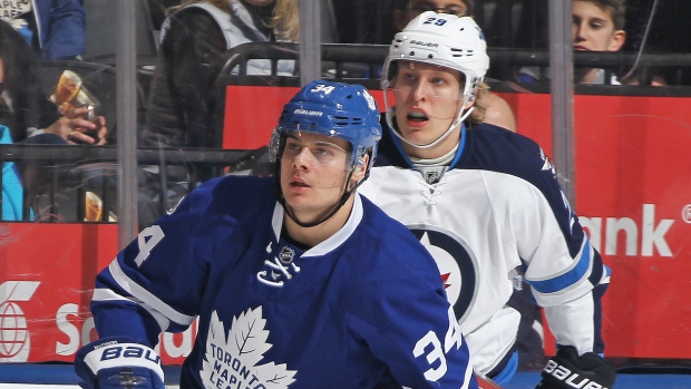 Auston Matthews and Patrik Laine