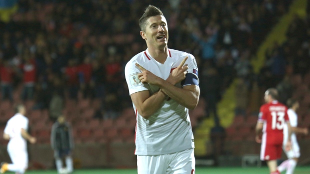 Robert Lewandowski, The Canadian Press Robert Lewandowski