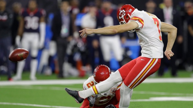 Harrison Butker, The Canadian Press Harrison Butker