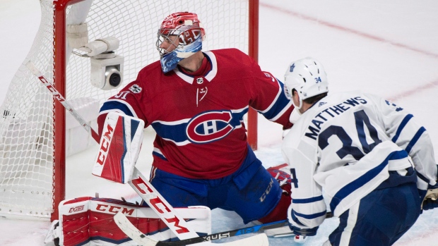 Auston Matthews and Carey Price