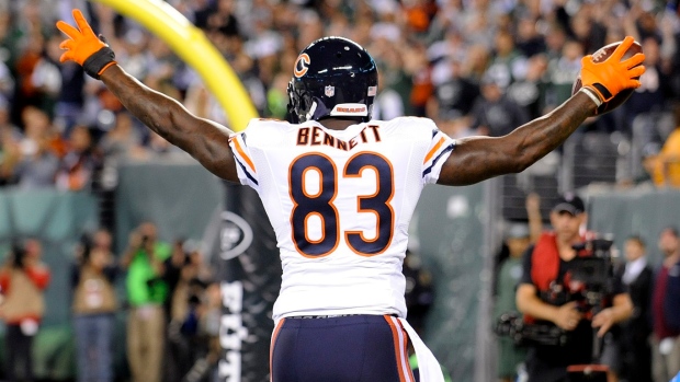 Martellus Bennett, The Canadian Press Martellus Bennett
