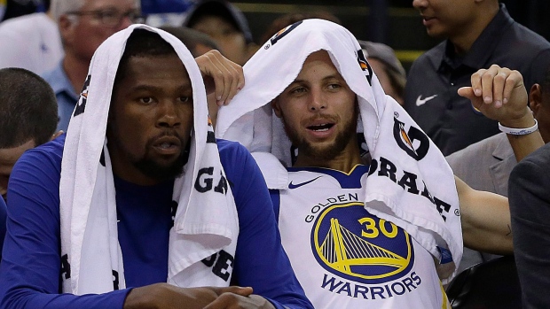 Kevin Durant and Stephen Curry, The Canadian Press Kevin Durant and Stephen Curry