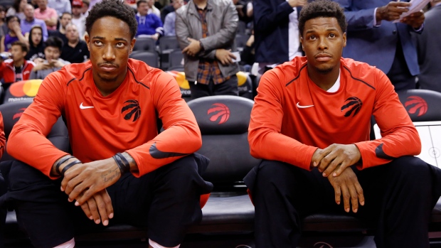 DeMar DeRozan and Kyle Lowry