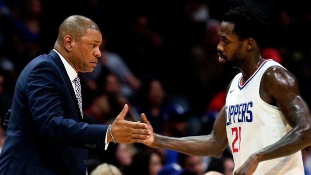 Doc Rivers and Patrick Beverley, The Canadian Press Doc Rivers and Patrick Beverley