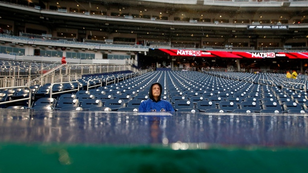Nationals game rained out, The Canadian Press Nationals game rained out