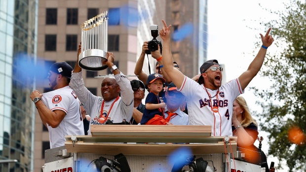 Astros celebrate World Series title 