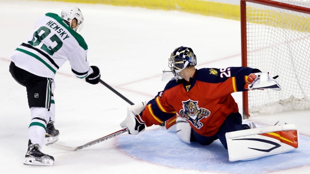 Ales Hemsky scores, The Canadian Press Ales Hemsky scores