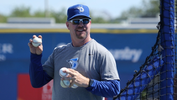 Dunedin Blue Jays hitting coach Corey Hart