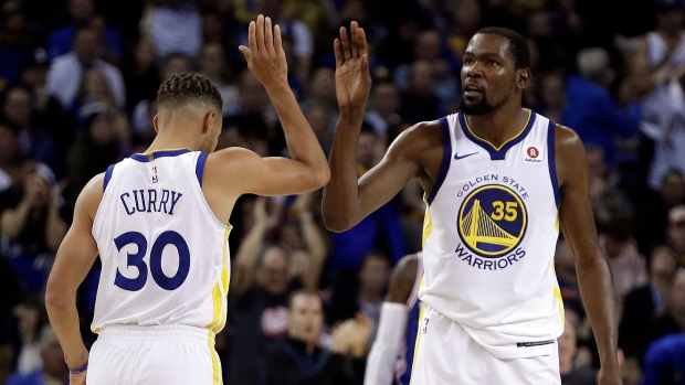 Steph Curry and Kevin Durant