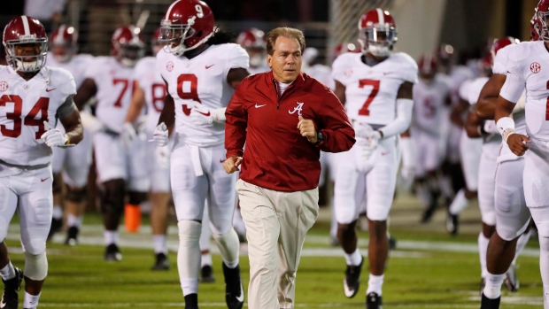 Nick Saban, Alabama Crimson Tide, The Canadian Press Nick Saban, Alabama Crimson Tide