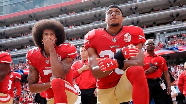 Colin Kaepernick and Eric Reid, The Canadian Press Colin Kaepernick and Eric Reid