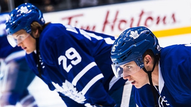 William Nylander and Mitch Marner