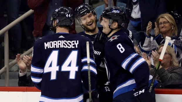 Josh Morrissey  Joel Armia, Jacob Trouba