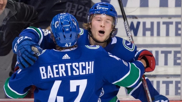 Brock Boeser Sven Baertschi, The Canadian Press Brock Boeser Sven Baertschi