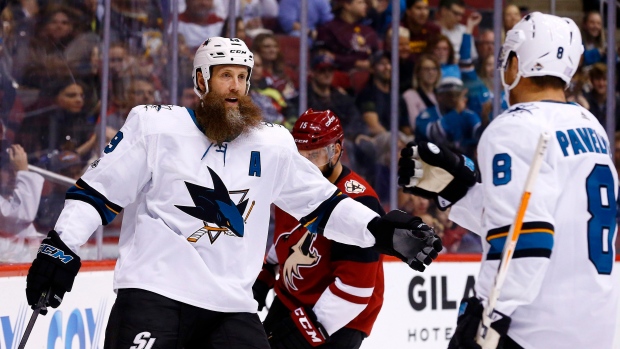 Joe Thornton Joe Pavelski, The Canadian Press Joe Thornton Joe Pavelski