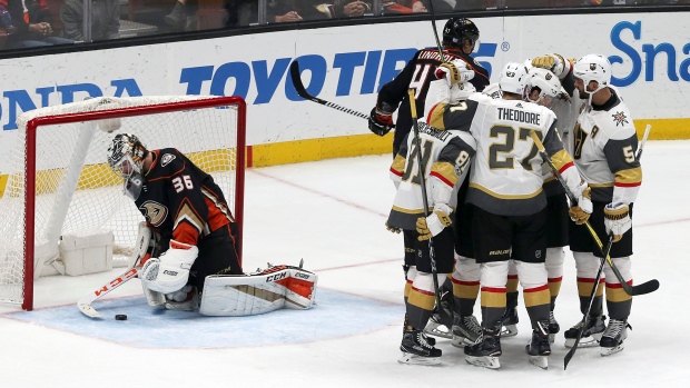 Vegas Golden Knights celebrate