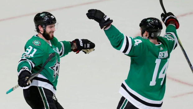 Tyler Seguin and Jamie Benn