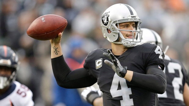 Derek Carr, The Canadian Press Derek Carr