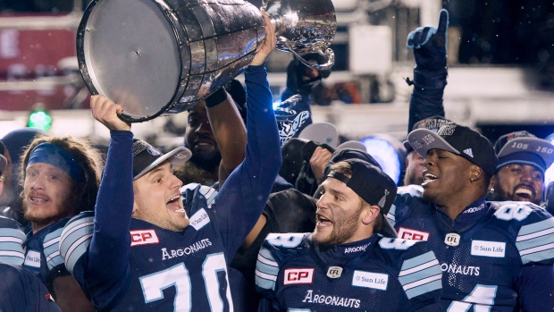 Argonauts win Grey Cup