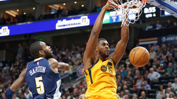 Derrick Favors, The Canadian Press Derrick Favors