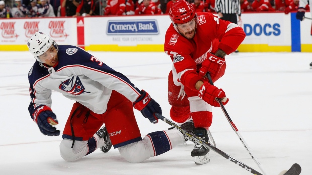 Seth Jones, left, Martin Frk, right , The Canadian Press Seth Jones, left, Martin Frk, right