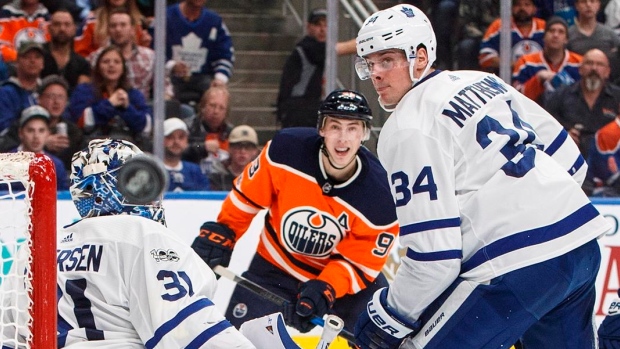 Frederik Andersen, Ryan Nugent-Hopkins & Auston Matthews, The Canadian Press Frederik Andersen, Ryan Nugent-Hopkins & Auston Matthews