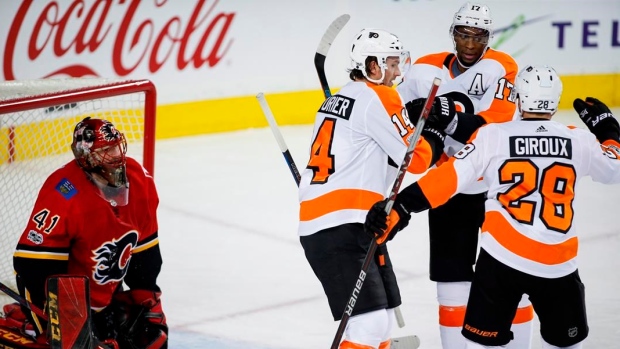 Philadelphia Flyers celebrate, The Canadian Press Philadelphia Flyers celebrate