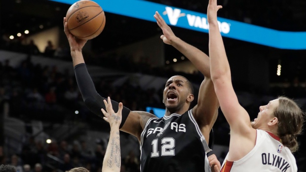 LaMarcus Aldridge Kelly Olynyk, The Canadian Press LaMarcus Aldridge Kelly Olynyk