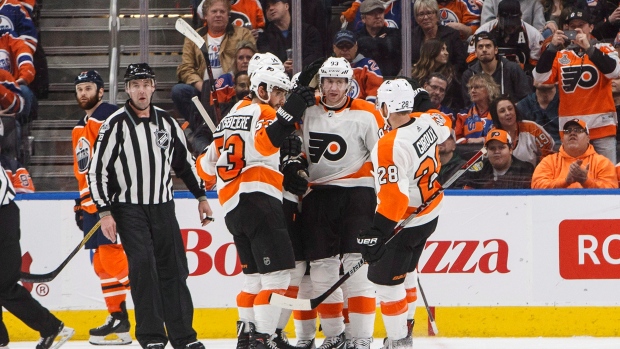 simmonds giroux help lead flyers over oilers article tsn flyers starting lineup tonight