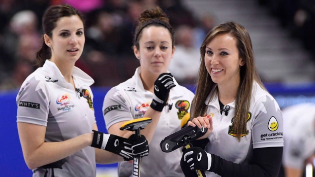 Rachel Homan Lisa Weagle Joanne Courtney