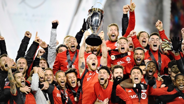 Toronto FC celebrates