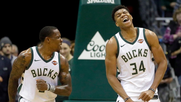 Eric Bledsoe Giannis Antetokounmpo, The Canadian Press Eric Bledsoe Giannis Antetokounmpo