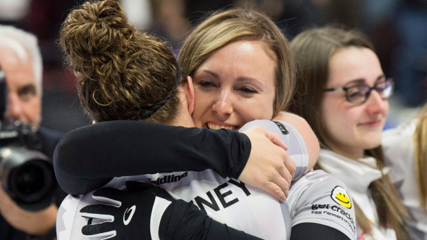 Joanne Courtney Rachel Homan, The Canadian Press Joanne Courtney Rachel Homan